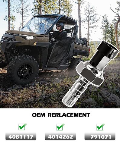 مفتاح ضغط الفرامل مطور لمنع التسرب مع طقم ختم 4 قطع لـ Polaris Ranger XP 1000 2019-2024، RZR 2016-2021، Sportsman، General، يستبدل OEM 4081117 4014262 791071، Seal 5413212 (2015-2024) in Kuwait