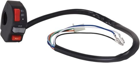 Tusk Compact Control Switch with Headlight Options – Universal Handlebar Light, Horn & Turn Signal Switch in Kuwait