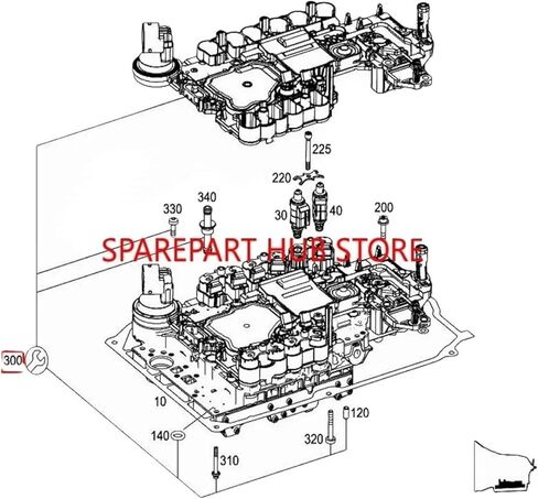 OEM A0002703300 A0009018100 Automatic Transmission Control Unit Compatible with Mercedes-Benz C W205 0002703300 0009018100 in Kuwait