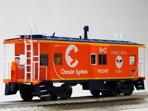 Lionel Chessie Bay Window Caboose #903747 O Gauge Train CAR 2526710 in Kuwait