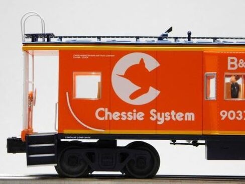 Lionel Chessie Bay Window Caboose #903747 O Gauge Train CAR 2526710 in Kuwait