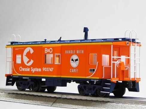 Lionel Chessie Bay Window Caboose #903747 O Gauge Train CAR 2526710 in Kuwait