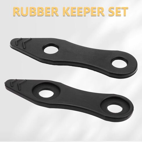 EAORBD S Hook Keeper Rubber S-Hook Retainer for Trailer Tow Hook Holder, Safety Chain Hook Keepers (Fits 3/8" S 4-Pack) in Kuwait