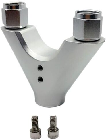 Performance Aluminum 044 Twin Dual Fuel Pump Bracket Billet Y Block Surge Tank Adapter -8AN -10ORB Fuel Supply System(black) in Kuwait