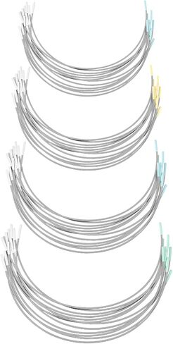 12Pairs Underwire Carbon Steel Bra Underwire Replacement Metal Bra Wire Bras Supporters Sewing Supplies for A Cup B Cup C Cup (Silver) in Kuwait