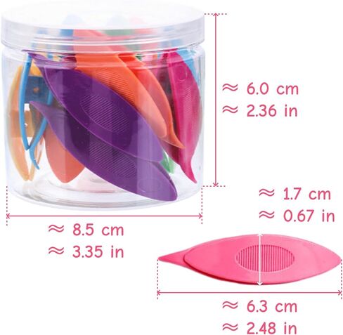 ZCJBCYGG 18 PCS Tatting Shuttle Colorful Plastic Tatting Lacemaking Needle Set Tool Supply for Crafters Lace Makers Workshops Home Projects in Kuwait