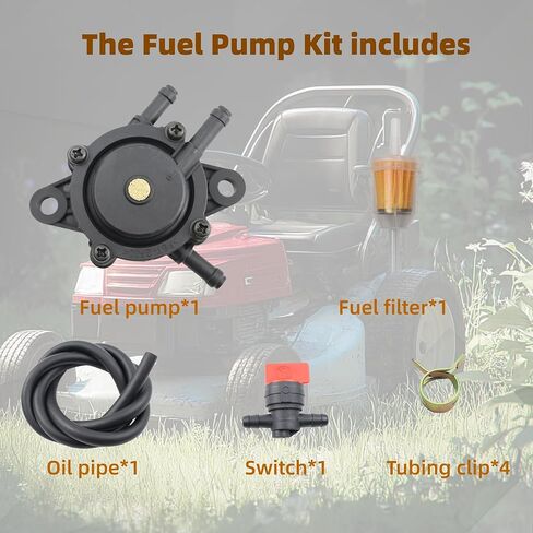 808656 16700-Z0J-003 Fuel Pump Replacement for Honda EB11000 EN2000 EN2500 Generator Compatible with Kohler 17HP-25HP Small Engine Lawn Mower Vacuum Pump in Kuwait