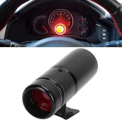 Gauge Warning Shift Light Red 1000-11000 RPM Adjustable, Universal Racing Shift Indicator with Bolted Mount for 4 6 8 Cylinder Gas Engines in Modified Cars in Kuwait