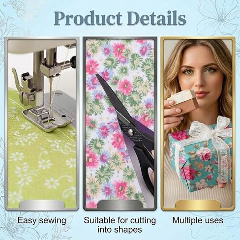 50PCS 4" X 4" Cotton Fabric Squares, Precut Quilting Craft Bundle, Fabric for Sewing Multi-Color Patterns for DIY Sewing, Patchwork, Scrapbooking, Doll Clothes in Kuwait