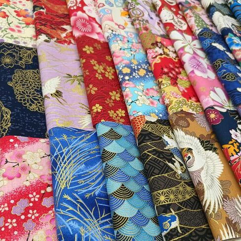 50 Pack 4x4 Inch 100% Cotton Twill Fabric Squares - DIY Quilting Patchwork Supplies for Cushions, Crafts & Sewing Projects, Assorted Prints or Solids in Kuwait