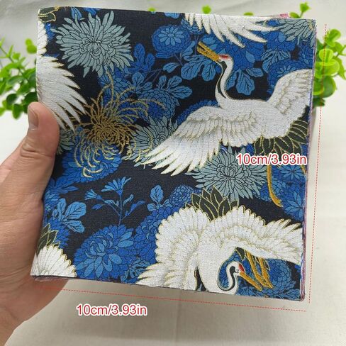 50 Pack 4x4 Inch 100% Cotton Twill Fabric Squares - DIY Quilting Patchwork Supplies for Cushions, Crafts & Sewing Projects, Assorted Prints or Solids in Kuwait