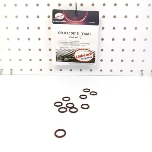 10PCS OR.03.10615 FKM Viton Sealing O-Ring Kit of Cylinder Head locating Bolt N90043201 11311317318 90301-09002 90301-T0060 96721-19010 for Audi for BMW for Toyota in Kuwait