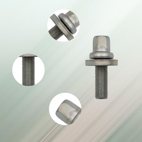 مسمار بكرة وغسالة متوافق مع Honda Accord 2003-2024 CRV CR-V 2002-2024 Civic 2002-2023 Element 2003-2011 يستبدل 90017-PCX-013 in Kuwait