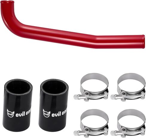 طقم خرطوم المبرد العلوي من EVIL ENERGY لـ 2019-2024 6.7L Cummins Standard Output، ترقية استبدال خرطوم المبرد العلوي من الألومنيوم لـ Ram 2500/3500، وصلات سيليكون 5 طبقات ومشابك T-Bolt in Kuwait