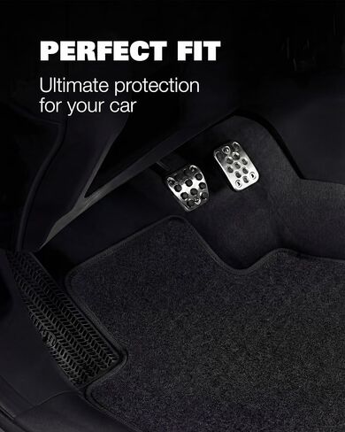 سجادات أرضية لسيارة Honda Accord 2013 2014 2015 2016 2017 سيدان - مصممة خصيصًا ثلاثية الأبعاد - مجموعة أمامية وخلفية مكونة من 4 قطع - ظهر مضاد للانزلاق - سجادة 22oz شديدة التحمل - سجادات أرضية للسيارة مناسبة لجميع الأحوال الجوية in Kuwait