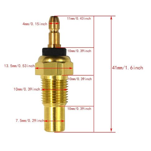 AHL Water Temperature Sensor Compatible with Honda VT600 Shadow VLX Deluxe 1993-2000/VT600C Shadow VLX 1988-2000/VT700C Shadow 1996-1997/VT800 Shadow 1988 in Kuwait