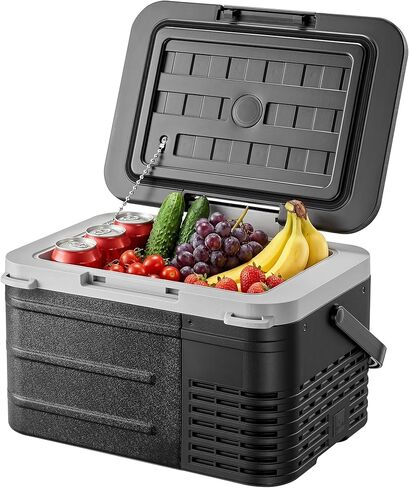 EKOJUCE 12 volt Car Refrigerator, 11 Quart (10L) Electric Cooler -4℉~68℉, Portable Car Fridge 12/24V DC & 100-240V AC, Car Freezer for Outdoor, Truck, RV, Camping in Kuwait