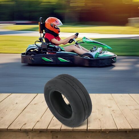 80/60-5 Tubeless for Tire Compatible with for Ninebot for Mini for Pro Karting Front Wheel, High Grip Slick for Tire for Electric Go Karts and ATVs, for Red in Kuwait