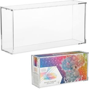 حافظة عرض أكريليك لصندوق مجموعة Prismatic Evolutions Super Premium، واقيات أكريليك بغطاء مغناطيسي 8+5 مم حقيبة تخزين مقاومة للغبار متوافقة مع واقي مقتنيات SPC للشاشات in Kuwait