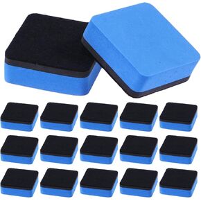 FUOYLOO 20pcs Dry Erase Eraser 1.97x1.97Inches - Whiteboard No Magnet Small Chalkboard Cleaning Wiper School Supplies for Teachers Students Classroom in Saudi Arabia