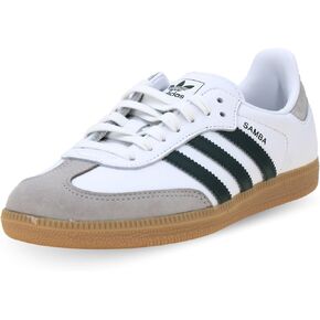 adidas Samba Og Women's 3-Stripes Retro Contrast 70S Trainers (White Green, US 9.5) in Saudi Arabia