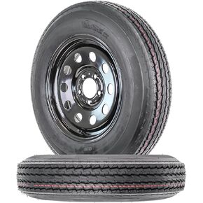 حافة إطار مقطورة eCustomrim 2-Pack 5.30-12 530-12 نطاق تحميل 12 بوصة C 5 عجلة سوداء - ضمان لمدة عامين مع جانب الطريق مجانًا in Kuwait