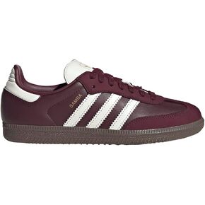 حذاء Adidas Maroon/Owhite/GUM3 للسيدات Samba OG W MaroonOff White/Gum 3 10 US، عريض in Kuwait
