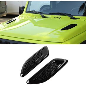Hood Vents Scoop Bonnet Air Vents Cover Engine Hood Air Flow Intake Trim for Suzuki Jimny 2019-2026 Dodge Durango 2011+ Exterior Accessories Universal for RV, SUV, Truck, Black in Kuwait
