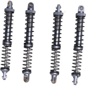 4pcs 110mm RC, Dual Stage Spring Adjustable Damper for 1/10 RC Crawler Car Upgrade, with Spare Springs (Gold) in Kuwait
