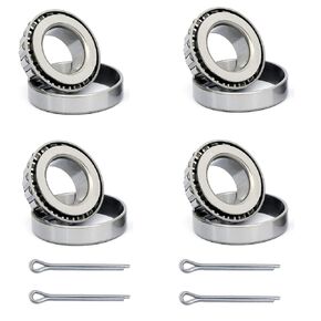 Trailer Wheel hub Kit LM67048/LM67010 Taper Roller Bearing with Cotter Pin (4 Set) in Saudi Arabia