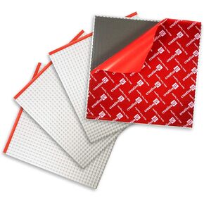 لوحة قاعدة من الطوب قابلة للتقشير واللصق من Creative QT - 4 عبوات من الألواح البيضاء، مقاس 10 × 10 بوصة - لوحة بناء لطاولات اللعب الإبداعية والجدران ومسارات سيارات السباق والألعاب - متوافقة مع Lego in Kuwait