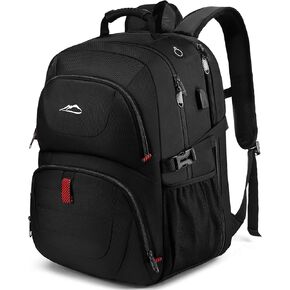 ProEtrade Travel Backpack, Extra Large Laptop Backpack Business Anti Theft TSA Approved College Work Computer Bag Fits 17 Inch Laptop with USB Charging Port for Women Men(Black) in Saudi Arabia