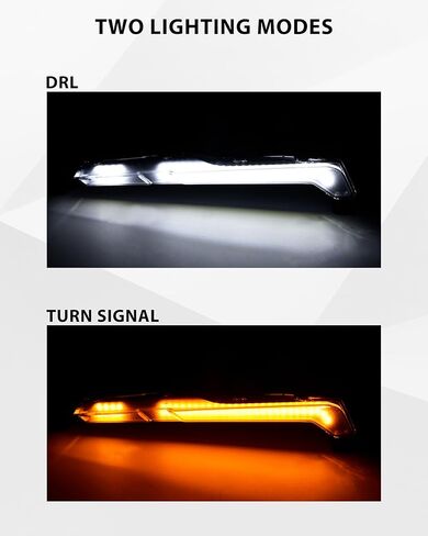 SAUTVS LED Front Marker Lights for Can-Am Outlander 1000R MAX 2025 2026, LED Signature Marker DRL Turn Signal Light Front Fascia Bumper Accent Auxiliary Lamp Accessories, Replace #710009356, 710009355 in Kuwait