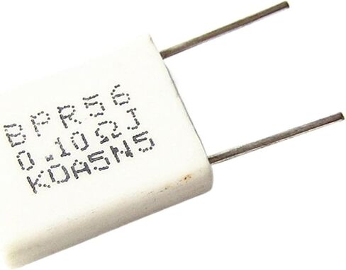 10pcs 5W 0.1 ohm 0.1R BPR56 Non-inductive Ceramic Cement Resistor Wirewound Resistance Kit DIY Electronic in Kuwait