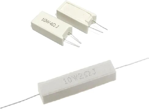 10PCS 10W Cement Ceramic Resistance Power Resistance 5% 0.15R 0.22R 0.25R 3R 4R 20R 82R 270R 470R 620R 680R 3.3K 5K 27K 30K 56K(Horizontal 5K) in Kuwait