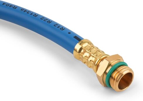 34722 Replacement 9' Long Red and Blue R-134a Enviro-Guard Hose Set for 34788, 34288, and 34134Z RRR Machines in Kuwait
