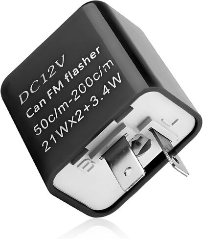 Sun Walker 12V سرعة قابلة للتعديل 2 دبوس LED مرحل وامض، مرحلات ضوء LED وامض إصلاح فرط فلاش بدون فلاش، 2 دبوس مرحل ومضي إلكتروني لدراجة نارية سيارة شاحنة بدوره إشارة الضوء in Kuwait