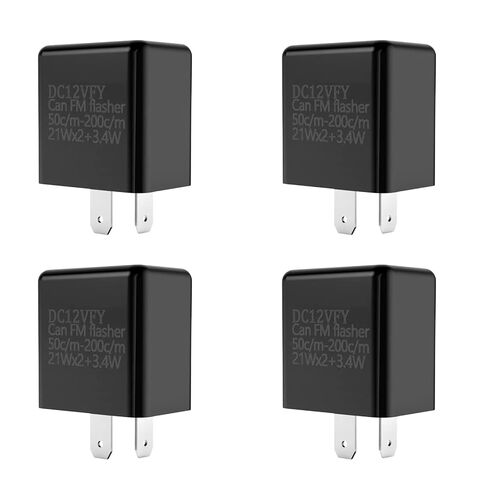 4-Pack Adjustable Speed & Frequency Turn Signal Flasher, Universal Accessory for Motorcycle Modifiedled Turn Signal Relay in Kuwait