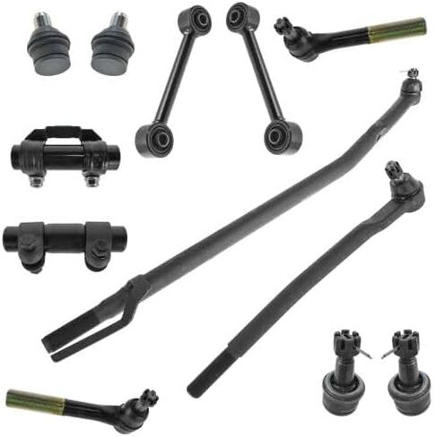 طقم أمامي كامل مكون من 12 قطعة لشاحنات Ford Super Duty (1999-2004) - تكوينات Twin I-Beam in Kuwait