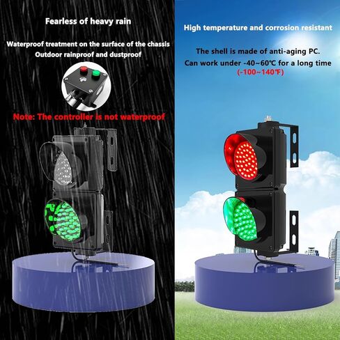 Style Traffic Lamp, Red/Green LED Loading Dock Traffic Lights,Plug & Play,IP54 Waterproof Indicator in Kuwait