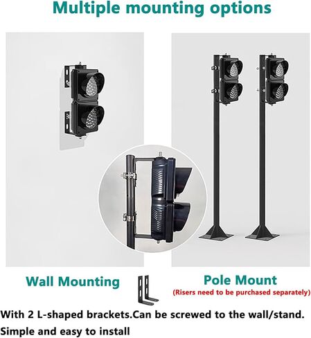 Style Traffic Lamp, Red/Green LED Loading Dock Traffic Lights,Plug & Play,IP54 Waterproof Indicator in Kuwait