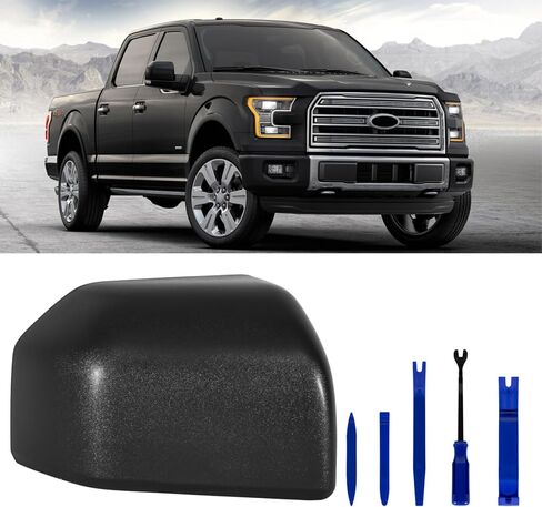 (8 دبابيس) مرآة جانبية للراكب الأيمن لسيارة Ford F150 2015-2020 مع ضوء إشارة الانعطاف، زجاج الطاقة، مُسخن، مستشعر درجة الحرارة الخارجي، يستبدل الطي اليدوي #JL3Z17682CA مع مجموعة التثبيت * مجموعة واحدة in Kuwait