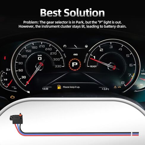 Shifter Micro Switch 905-026 Fit Parking Position Switch Repair Kit for Ford F-150 Lobo Lincoln Mark LT 2011 2012 2013 2014 Replace 905-026 BL3Z7210CB BL3Z7210CA in Kuwait