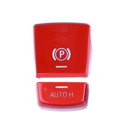 for BMW F Chassis Replacement Parking Button(Long-feet), Electronic Parking Switch Brake P and AUTO H Button Cover for F01 F02 F07 F10 F12 F15 F16 F25 F26 in Kuwait