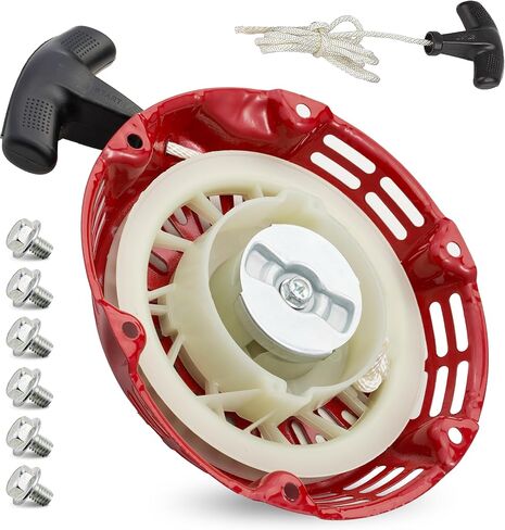 BlueStars 212CC Pull Start Recoil Starter - متوافق مع Harbour Freight Predator 69730 69727 212cc 173cc 6.5HP 7HP OHV قوة المحرك 91520 92207 92208 92210 Go Kart Pit Bike Generator in Kuwait