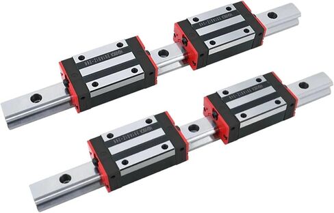 2Pcs HGR20 1800 1850 1900 2000mm Linear Guide Rail + 4 PCS Carriage Bearing Block HGH20CA HGW20CC(HGW20CC,1850mm) in Kuwait
