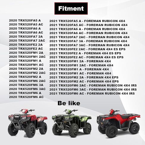 مجموعة مكبس أسطوانة التجويف 96 مم متوافقة مع Honda Foreman 520 TRX520 2020-2024 in Kuwait