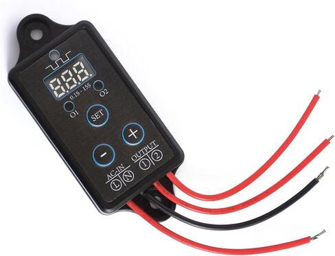 AC100-240V 2A Dual Output Alternating Blinking Flasher Module,Strobe Module For Led Lights,LED display with buttons in Kuwait
