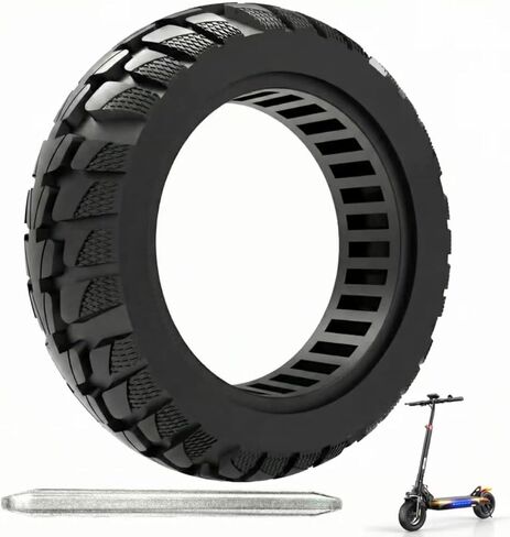 10x2.70-6.5 / 10x2.75-6.5 Solid Tire, Universal Puncture Proof Honeycomb Replacement Tire for 10 Inch Electric Scooters in Kuwait