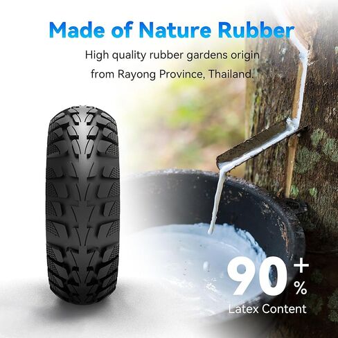 10x2.70-6.5 / 10x2.75-6.5 Solid Tire, Universal Puncture Proof Honeycomb Replacement Tire for 10 Inch Electric Scooters in Kuwait